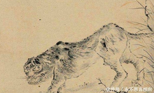 经典|他把老虎画成“丧家犬”,为何被评为名画?放大10倍,才是经典