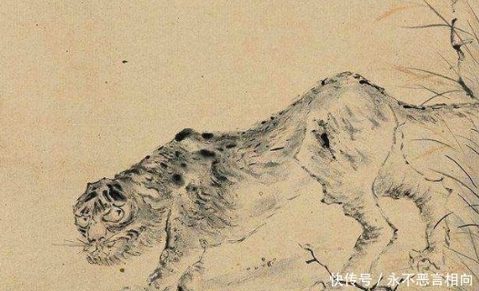  经典|他把老虎画成“丧家犬”，为何被评为名画？放大10倍，才是经典