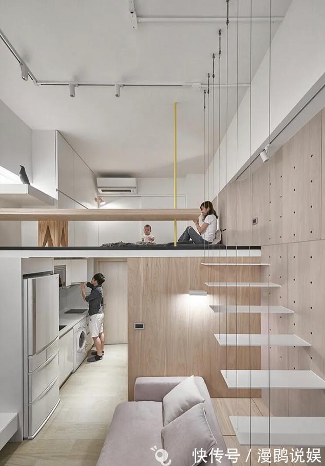 改造|一家三口人住16㎡的家,连床都没有,他们却说舒服得很!