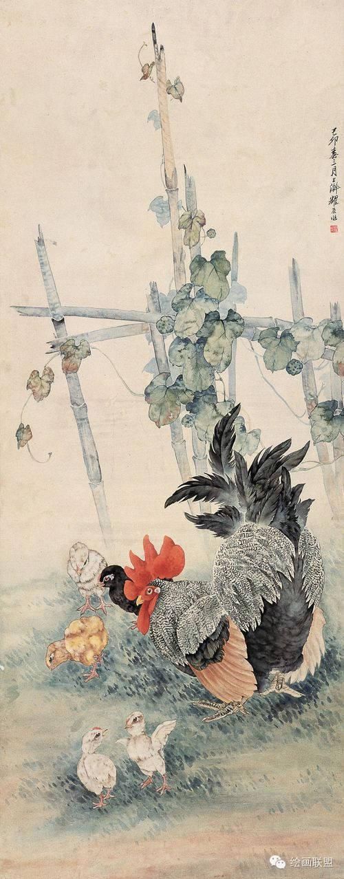 一代宗师|上阵父子兵，这爷俩画鸡能排第一！