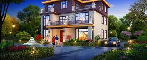 娱乐室|三款大开间三层别墅设计图,空间居住舒适感满满,与众不同的设计