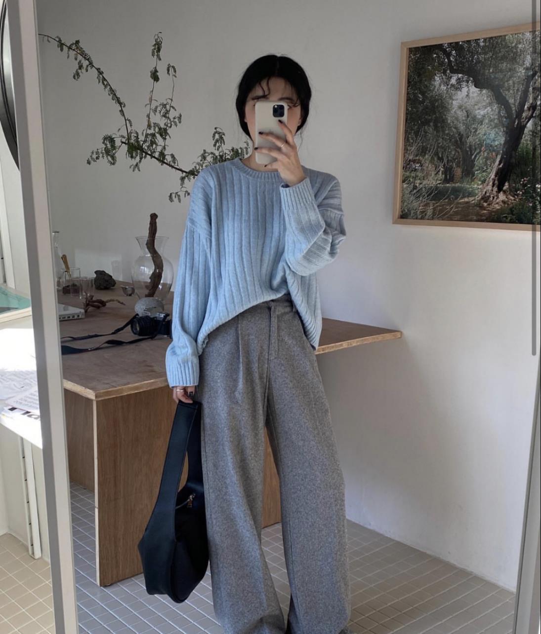 早春穿搭少不了毛衣!教你这么去搭配,让你秒变温柔韩系小姐姐