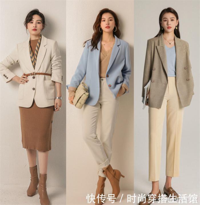 真正见过世面女人穿毛衣别配小黑裤了,今年流行这样穿,洋气时髦