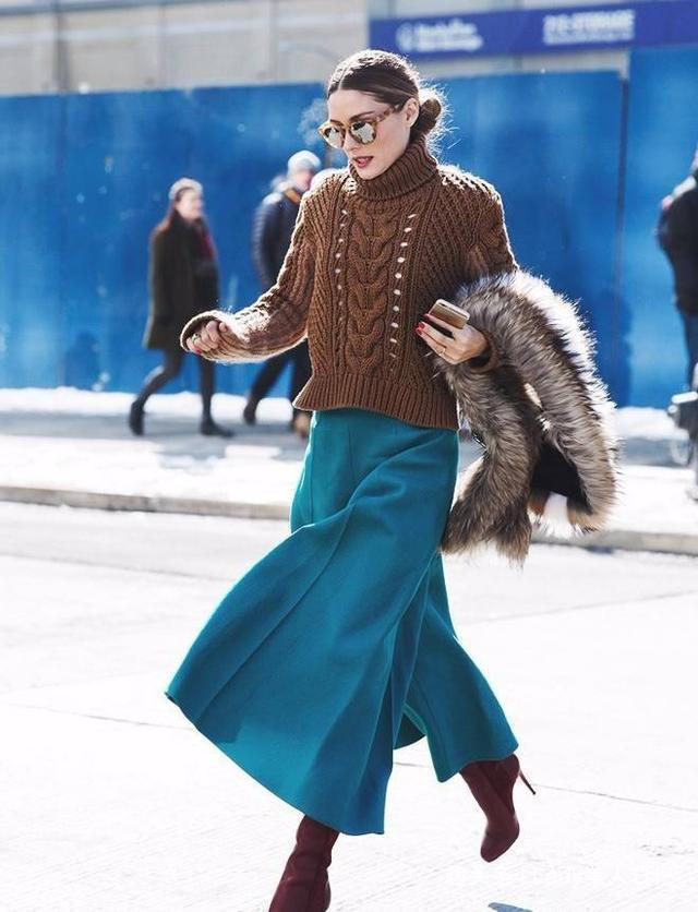 毛衣 阔腿裤搭配上衣怎么出彩配大衣气质出众,配羽绒服秒变小甜美