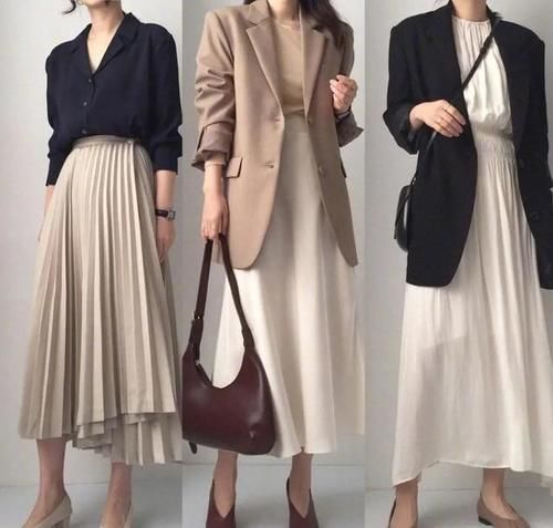 40岁女人别乱穿衣，这种“温柔色搭配”洋气又精致，能提升气质