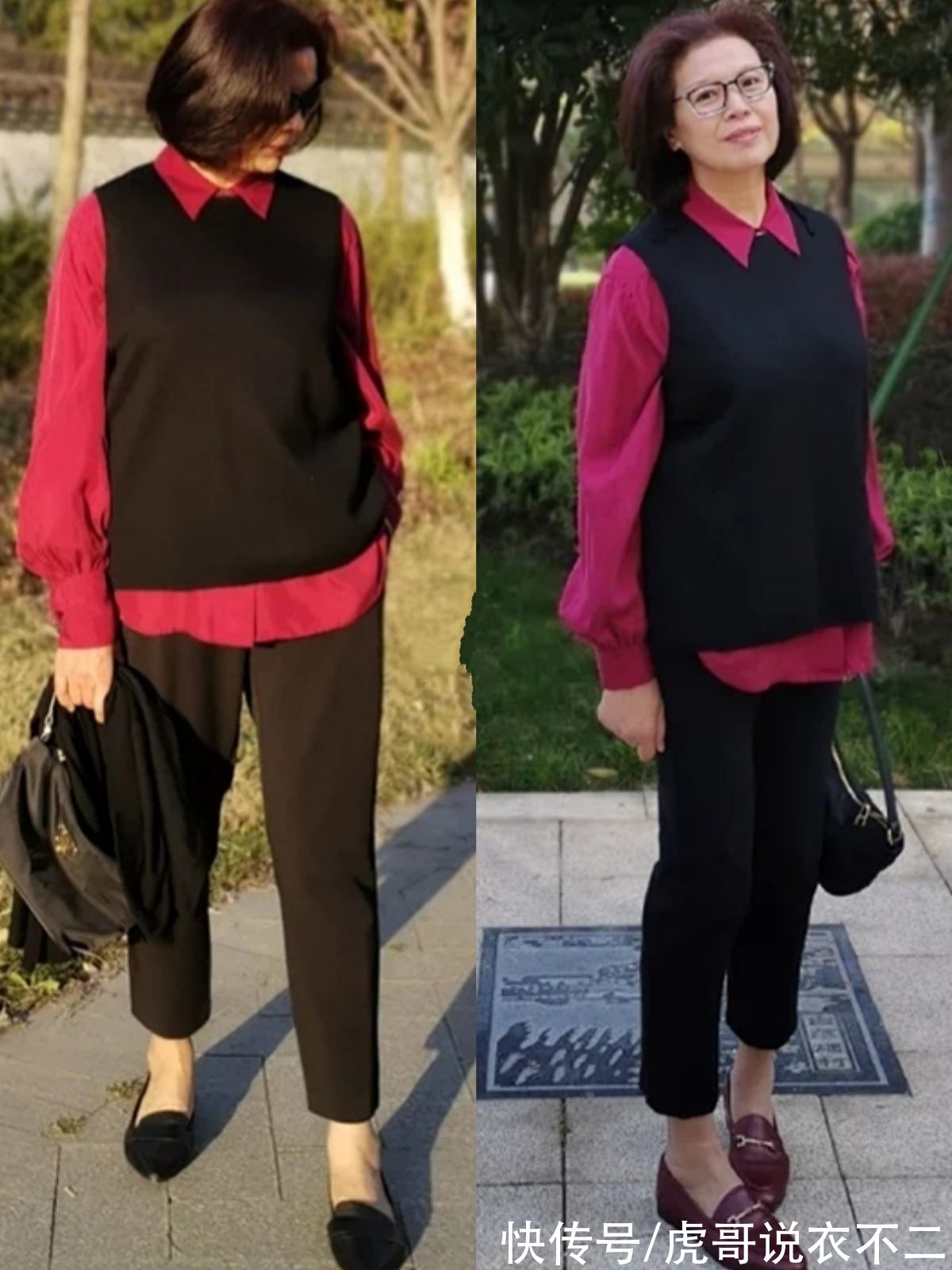 衬衫|这才是“奶奶辈”该穿的秋装，掌握这四个技巧，轻松穿出优雅气质