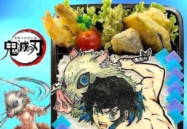 我妻善逸|《鬼灭之刃》便当你见过吗完美还原人物形象,精美到不敢吃