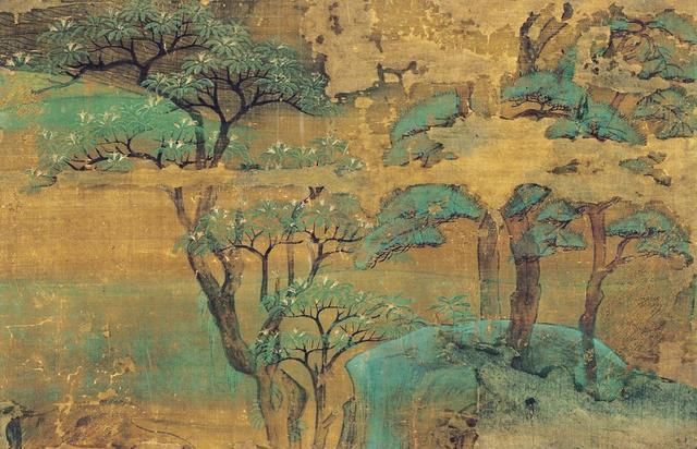 日本|日本平安时代唯一传世品--山水屏风画