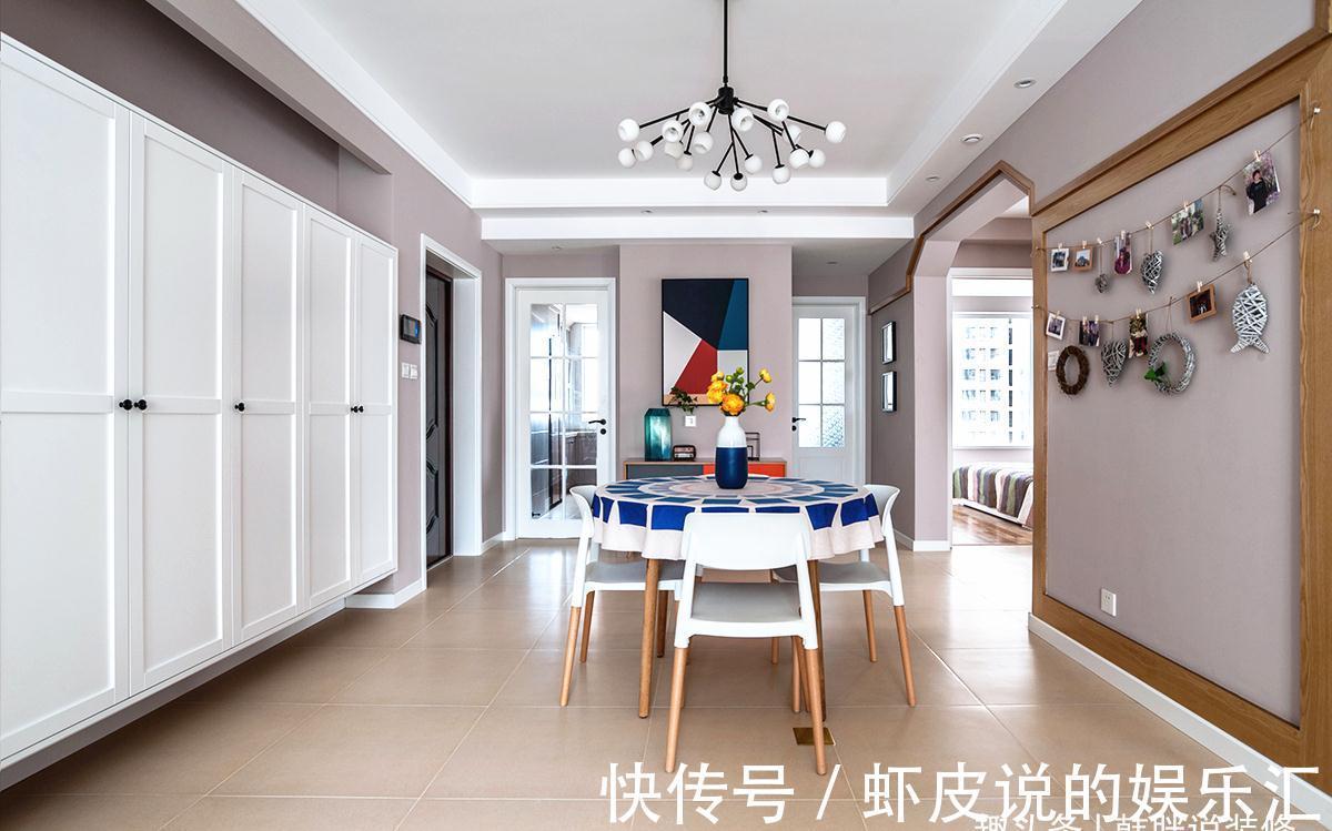 天花板|轻硬装重软装,色彩搭配太抢眼了,庆幸选择了简约北欧风