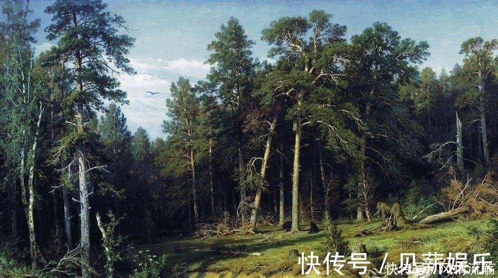 创作!“崛起”吧中国油画,俄罗斯油画与中国水墨画技法相结合!完美!