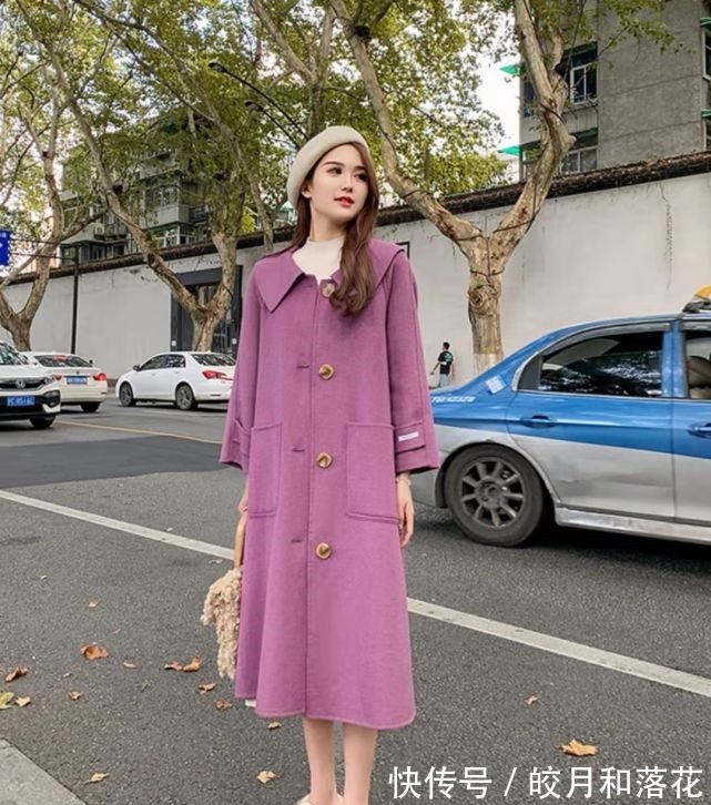 双面 双面毛呢大衣穿搭示范,这几款简约知性又显气质,照着穿美极了