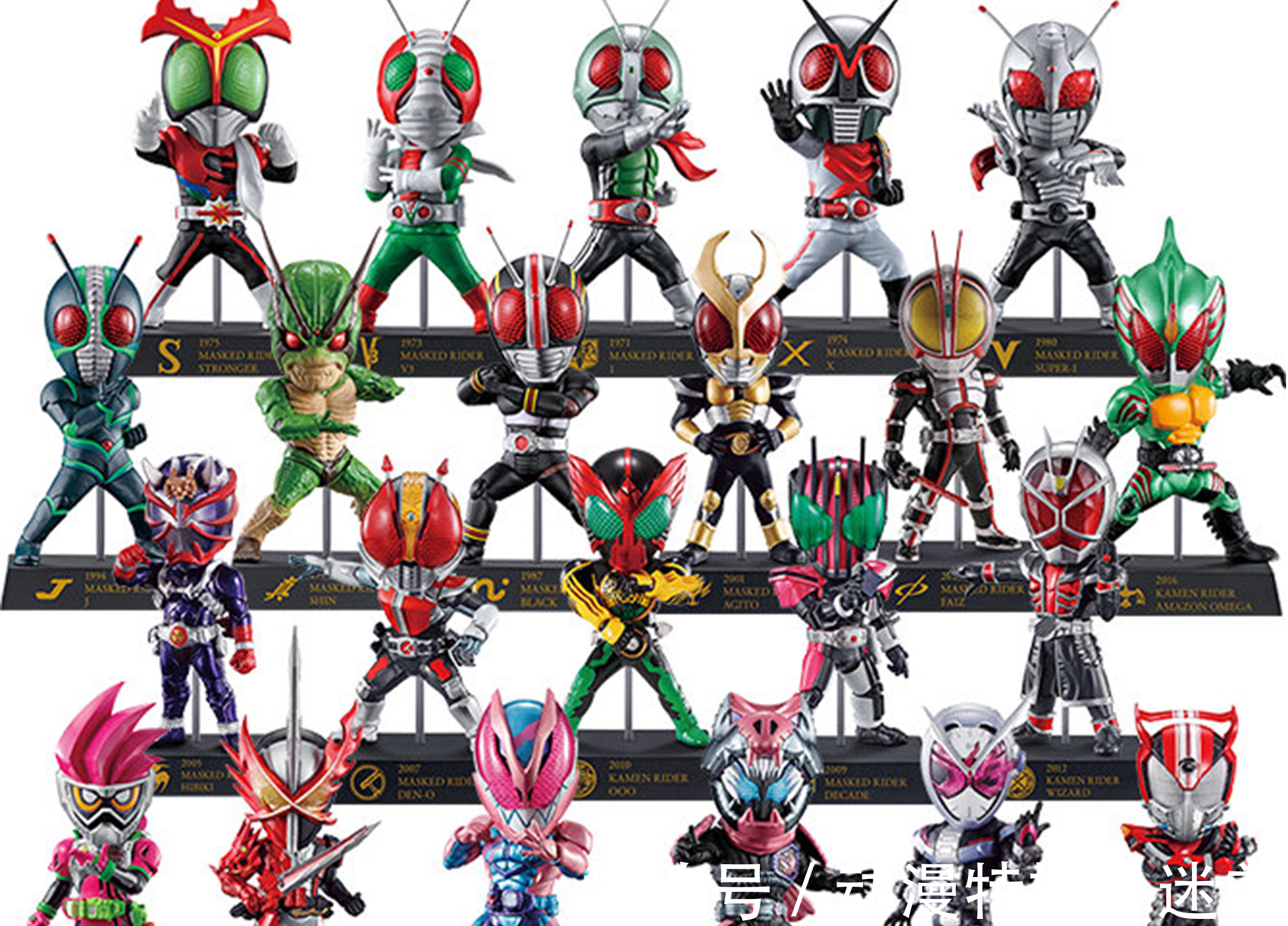 利维|假面骑士50周年,除了海报,还推出可爱的Q版骑士,有趣吗?