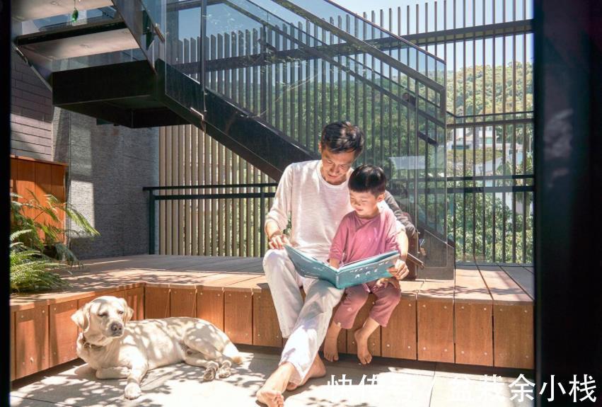 小茶几|比起楼梯装在室内,我更喜欢院里,下方铺甲板,躺下乘凉惬意极了