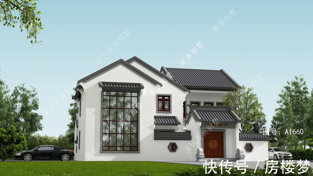 别墅|这款中式自建房,建在农村,让你的家脱颖而出。