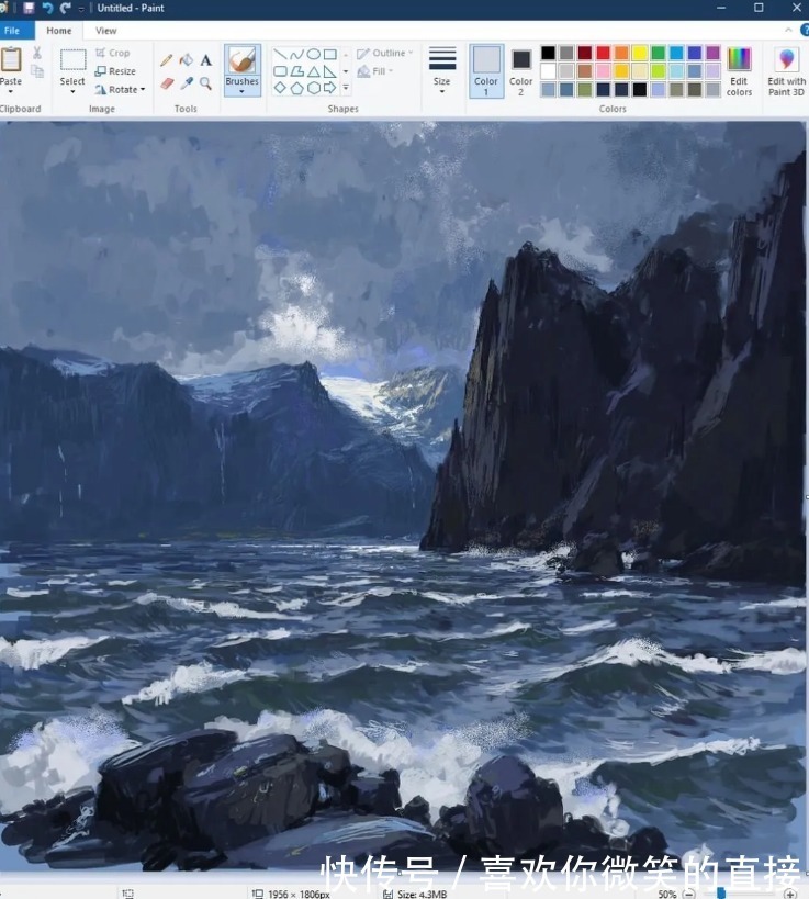 作品#不受绘画工具束缚的神人,画出一幅幅让人目瞪口呆的作品!