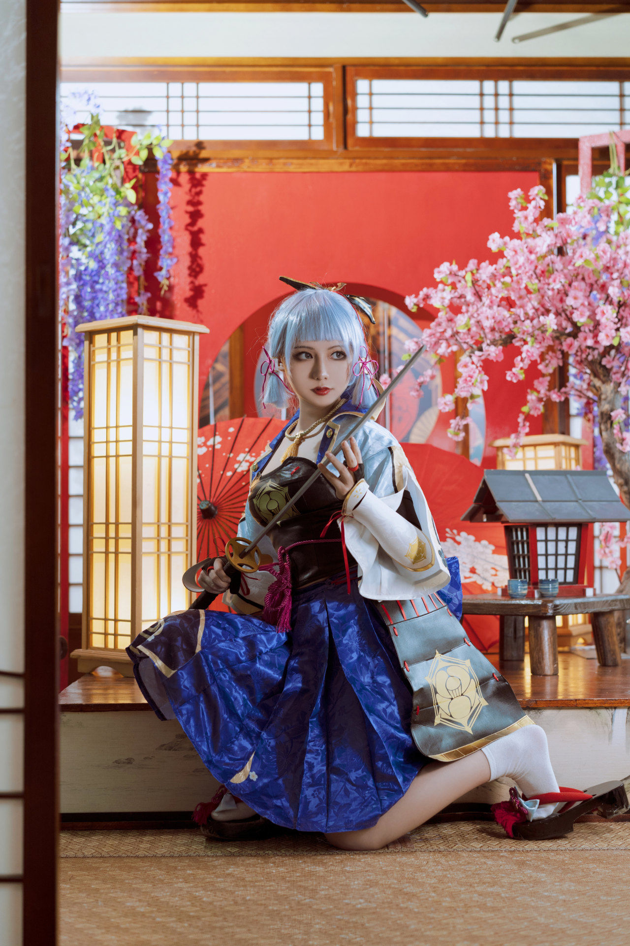 神里绫华cospl《原神》神里绫华cosplay