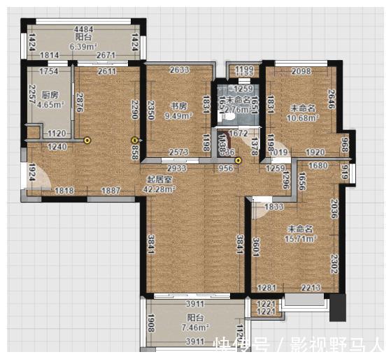 电视背景墙|120平三房二厅装修通风中，15万北欧风格很满意了，附上装修清单