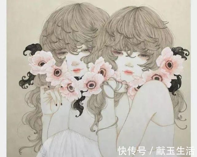 铅笔$她的铅笔插画，画出每个女孩的心声，美到让人陶醉~