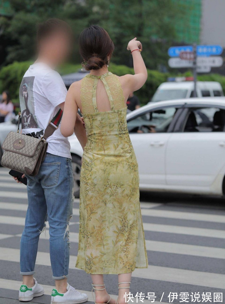 tips|开衩旗袍式连衣裙,凸显完美身材,领略成熟魅力范