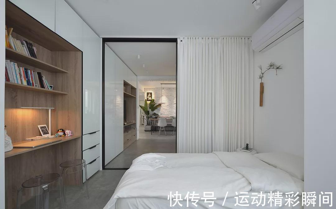 室内部|你见过阳台在卧室吗？67㎡小户型，布局紧凑，但不用挤，第一次见