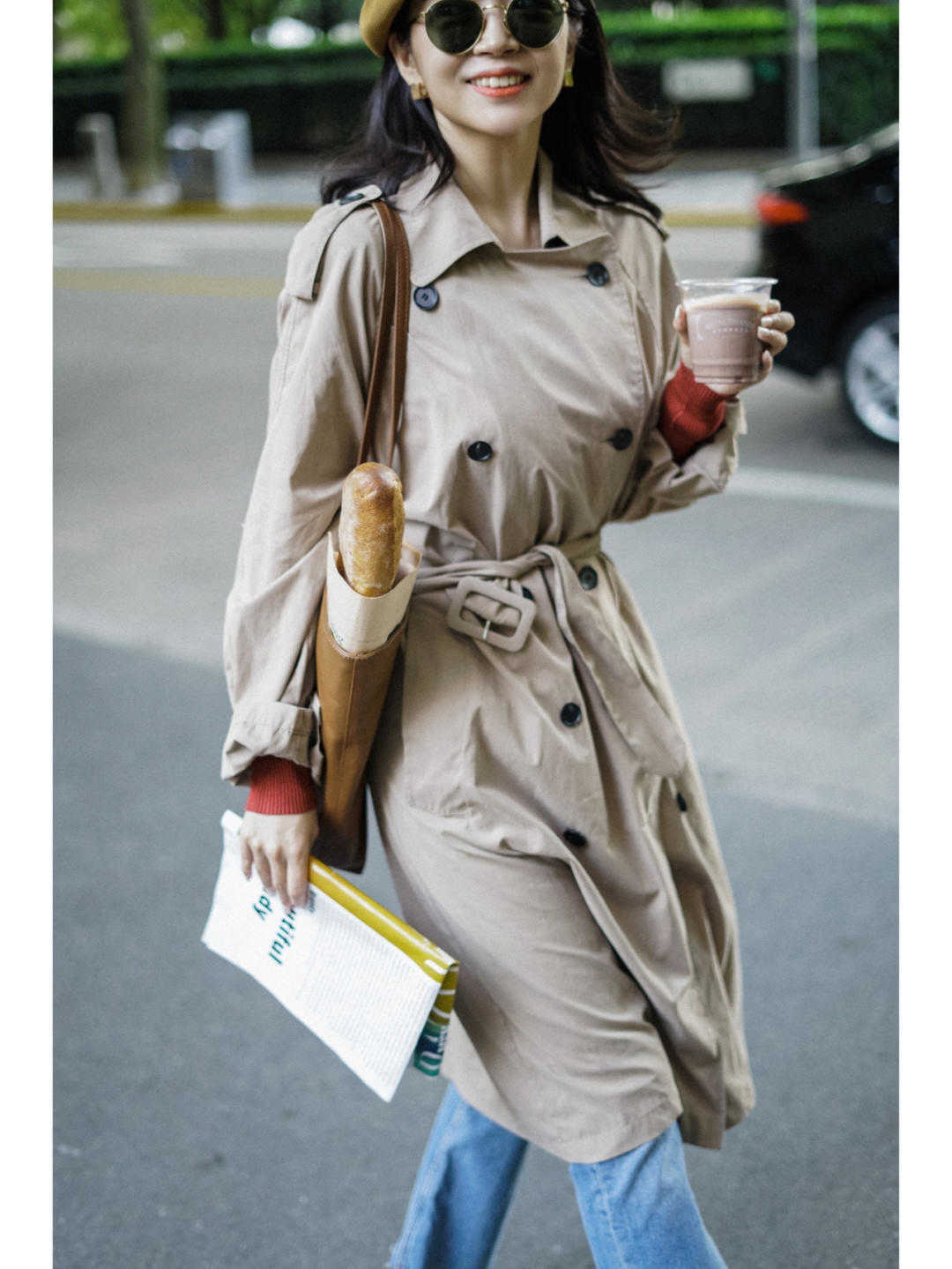 穿搭|长款会视觉疲劳，还难搭配，不，至少风衣不会