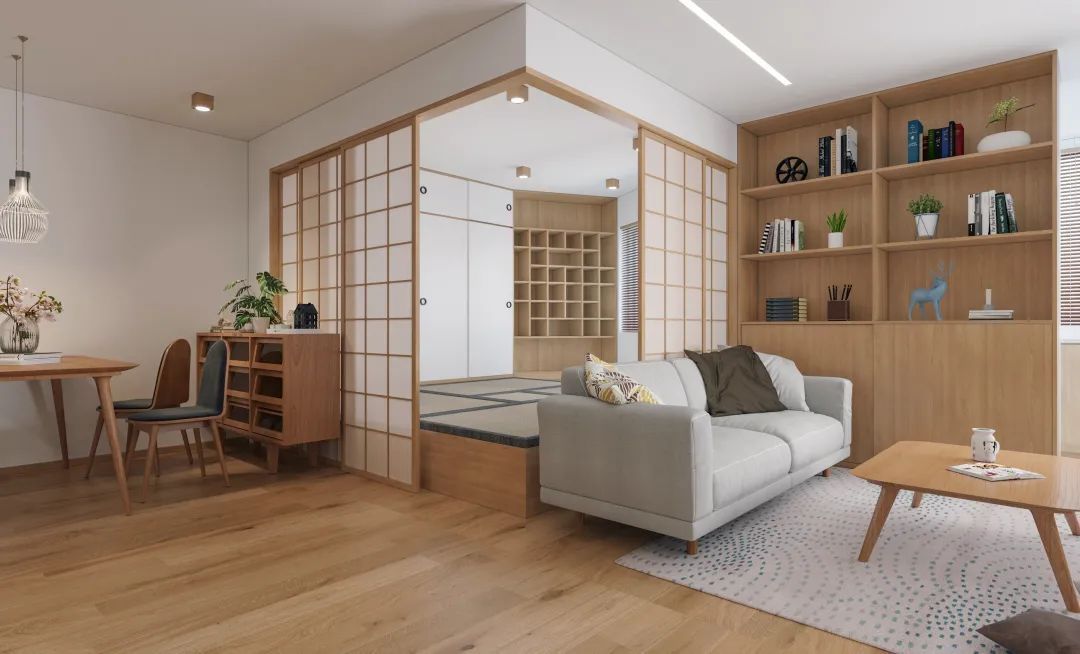 简约|100㎡简约原木风,大白墙+原木质,让空间简约舒适