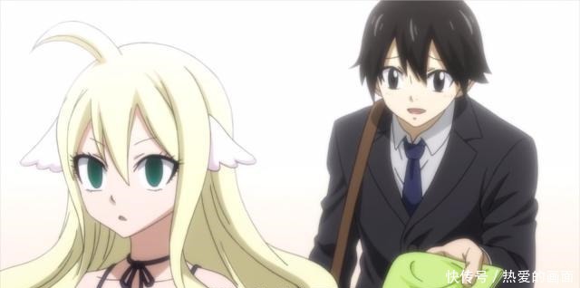 相遇|妖精的尾巴完结,梅比斯和杰尔夫诈尸,化身为普通人相遇!