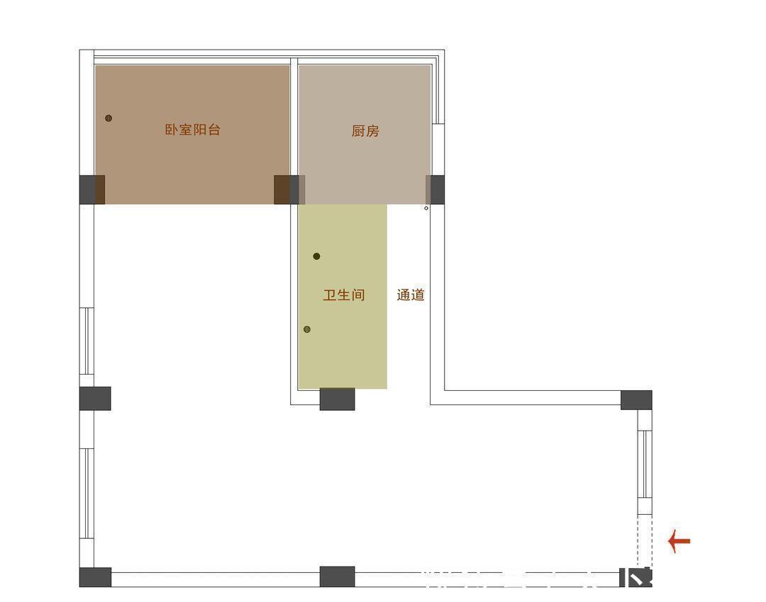 收纳|佩服！她把仅55㎡的家重新改造，有“4室”两卫，老破小逆袭成功