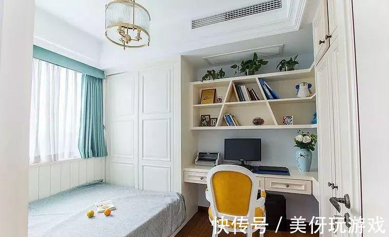 台面|小户型：小卧室一定要装个书桌柜，不占空间还可以当书房用！