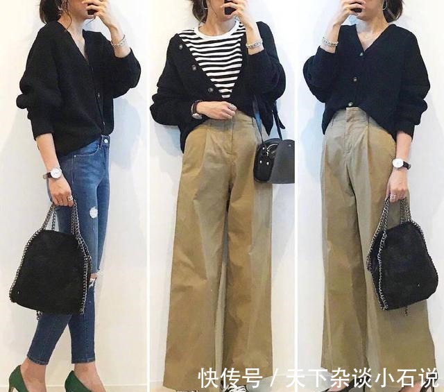 针织连衣裙 降温了也要风度跟温度兼具,这几种搭配时髦又优雅,超适合普通人!