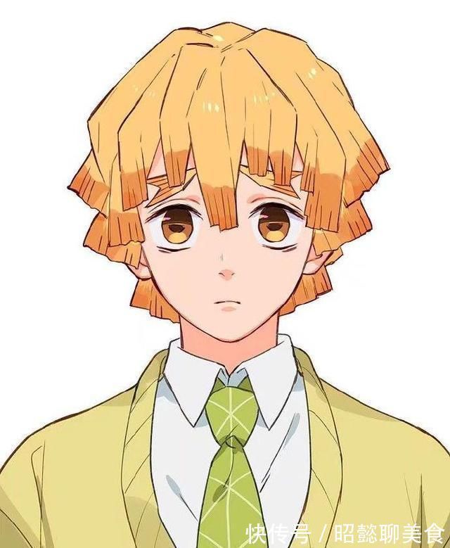 炭治郎|当鬼灭之刃角色拍起证件照,伊之助搞笑担当,最后一张画风不太对