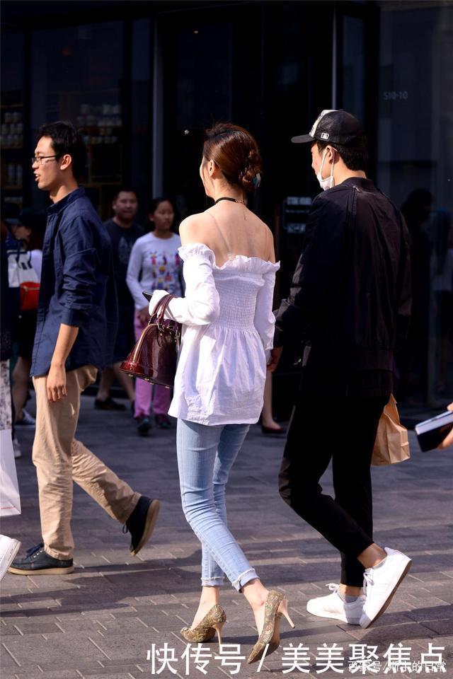 精致|小姐姐优雅迷人,穿红色上衣配黑色休闲裤,精致感十足