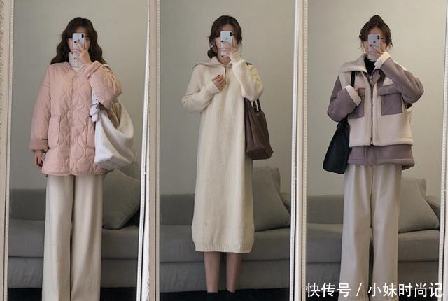 显瘦|简单基本款的冬日搭配, 好看显瘦不臃肿, 喜欢的话就快学起来!