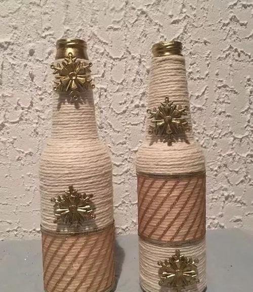 改造|DIY手工制作这是我见过最棒的酒瓶改造方案,好漂亮