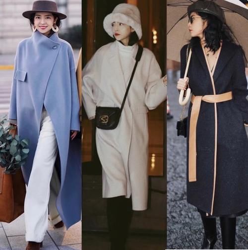 今冬流行的是“呢子大衣＋裤裙”，时髦洋气又保暖，三木教你搭配