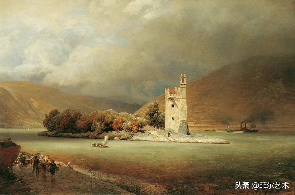 合辑|德国油画大师 Oswald Achenbach 风景油画作品合辑（陆） 欣赏