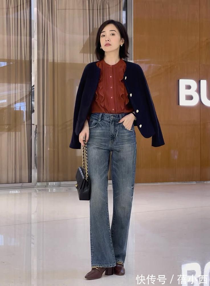 半身裙|这才是40+女性该有的高级穿搭,优雅知性又大气,温柔了整个秋季