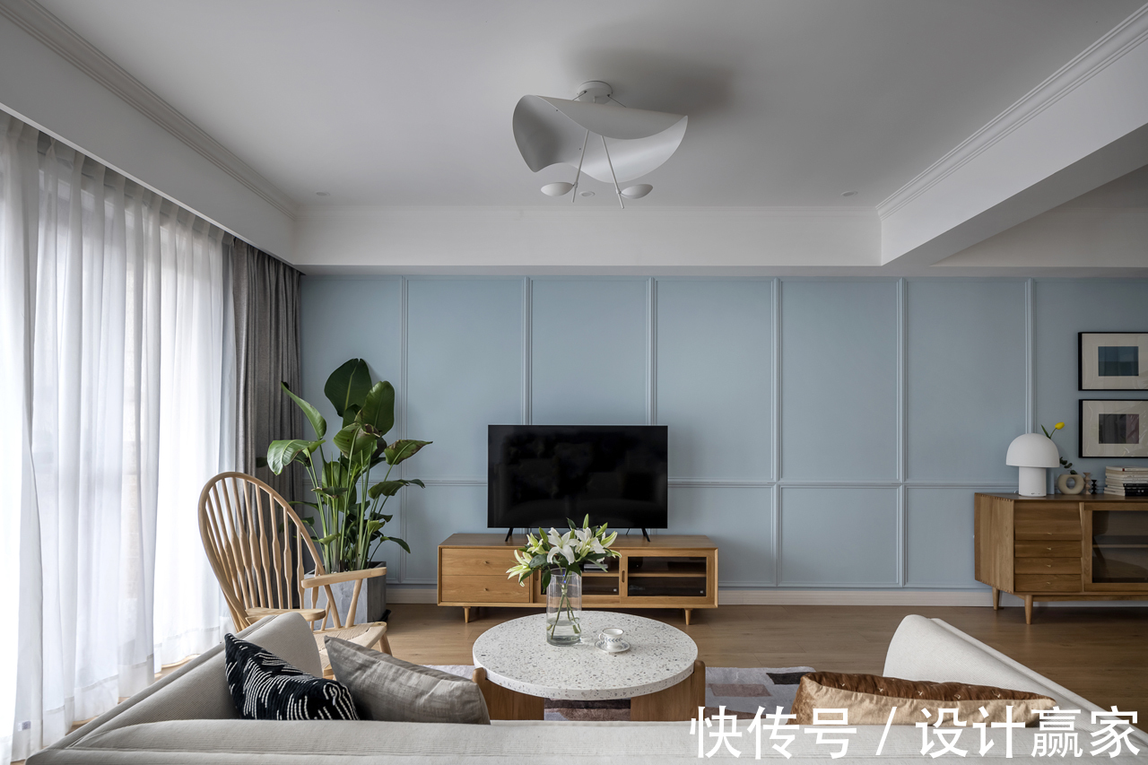 客厅|151㎡清新跃层,去风格化的美学设计,一见倾心