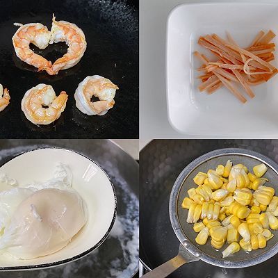 蟹柳|牛油果虾仁波奇饭