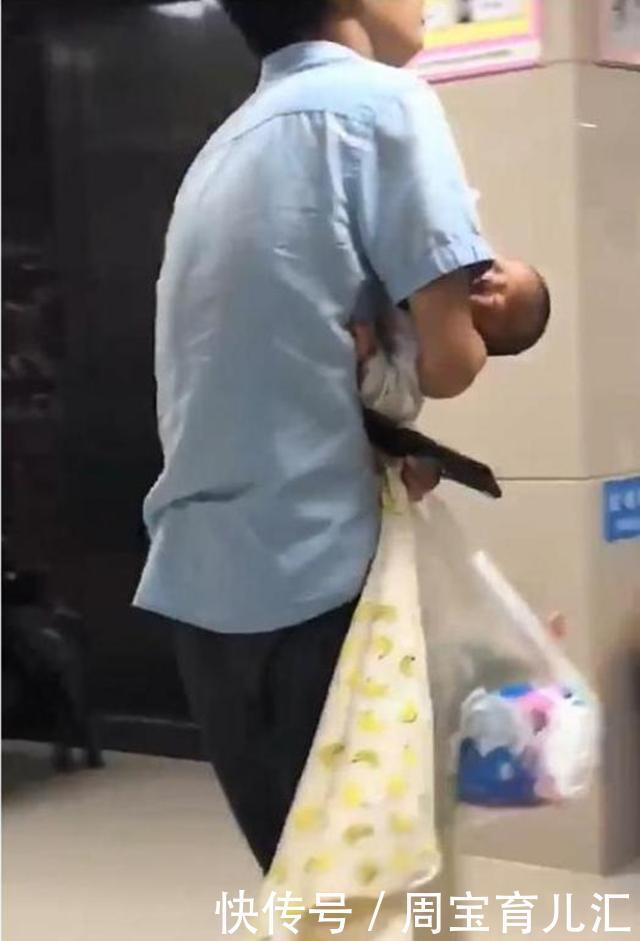 意外|宝爸医院抱娃意外走红,动作僵硬表情紧张,网友:还以为是人贩子
