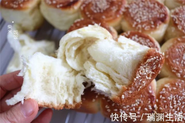 面包|想吃面包不用买，自己在家做很简单，香软拉丝，孩子喜欢