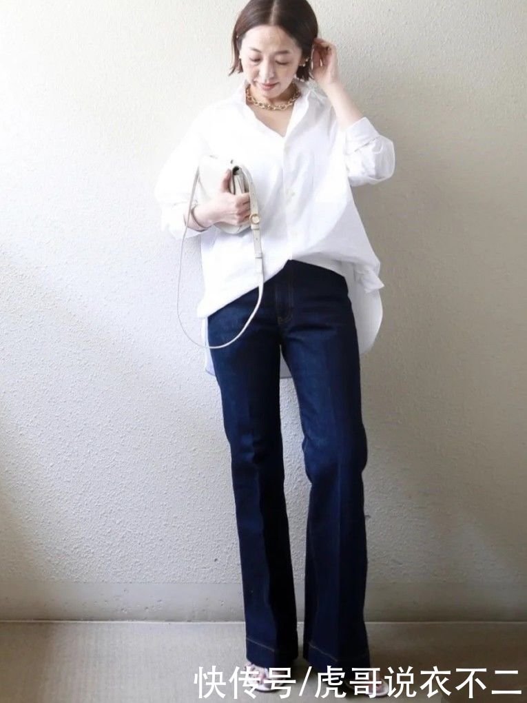 高腰|女人年近50岁，穿衣懂得简约更高级，日本编辑的穿衣经验全在这里