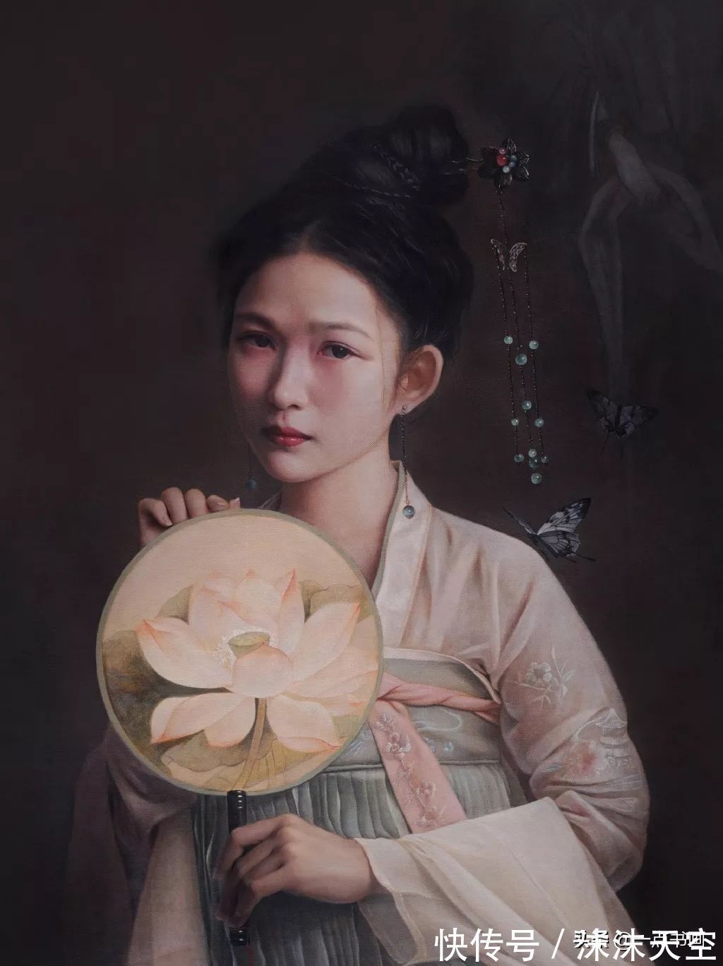 爱莲说|西茜：忆象画派代表画家，画美人美，人生完美赢家