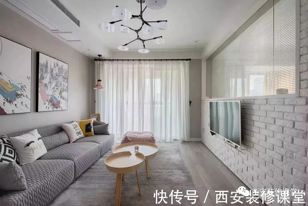 书房|电视墙砸墙或者玻璃,放大空间