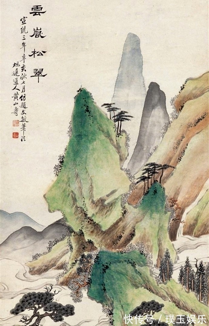 技法&通俗华美,用色浓艳,清末画家黄山寿作品欣赏