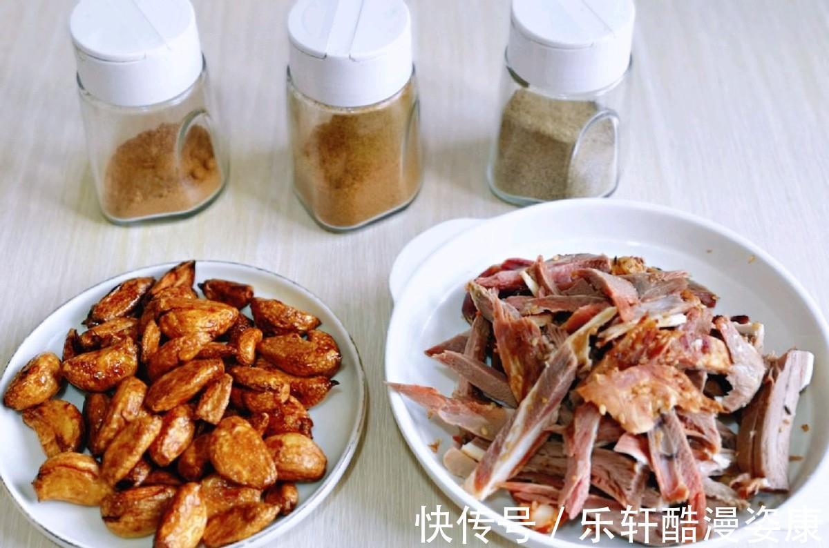 蒜比肉还好吃香喷喷的金蒜子炒羊肉，无水无油，好吃到爆