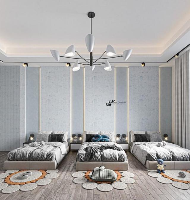 儿童房|小户型只有一间儿童房,3个孩子怎么睡国外家庭3个方案帮到你了