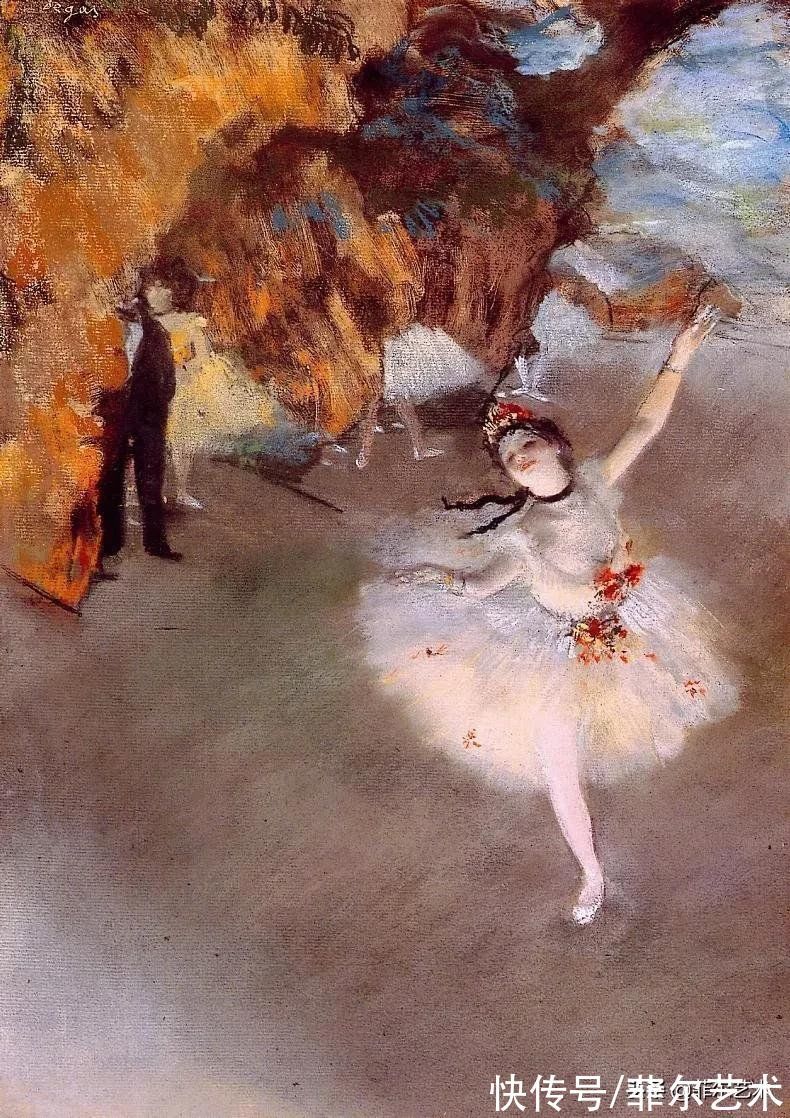 安格尔$法国艺术大师埃德加·德加舞女125幅油画作品,美翻了