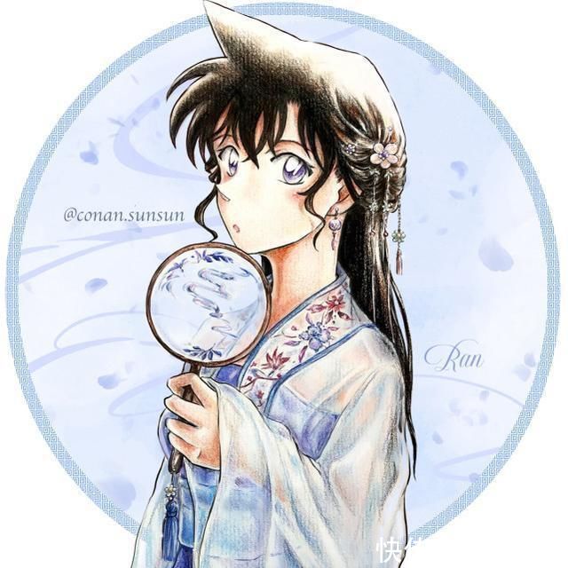 小兰|古风版的名侦探柯南太帅了，兰哀都好可爱，脑补一出古装悬疑大戏