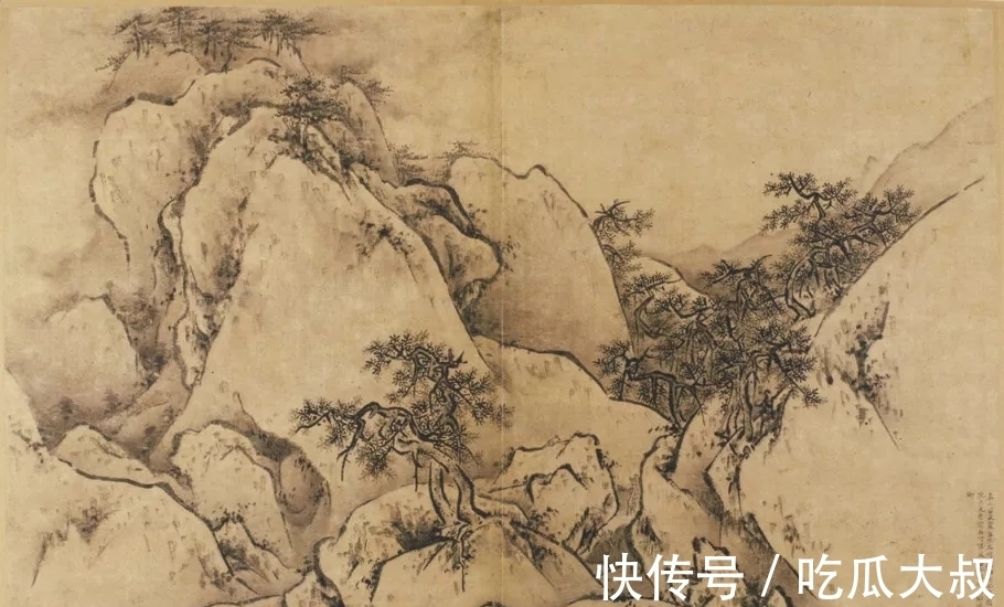 王履&由元入明第一个山水画家,看似宋代绘画,风格奇险,震撼人心!